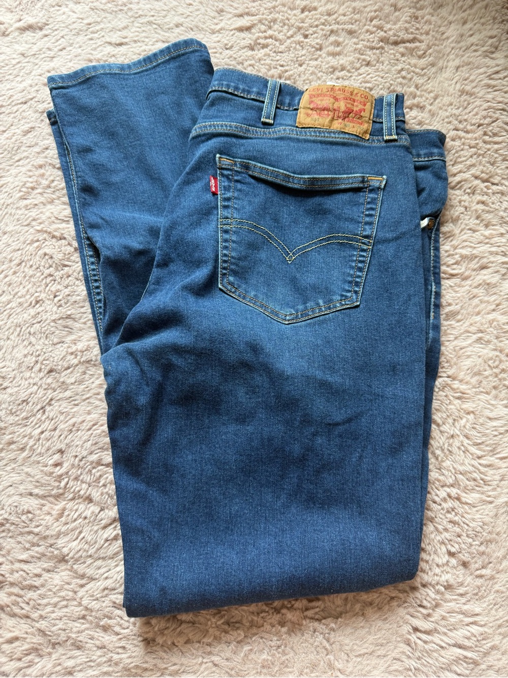 Levi's Men's Dark Blue Straight Jeans